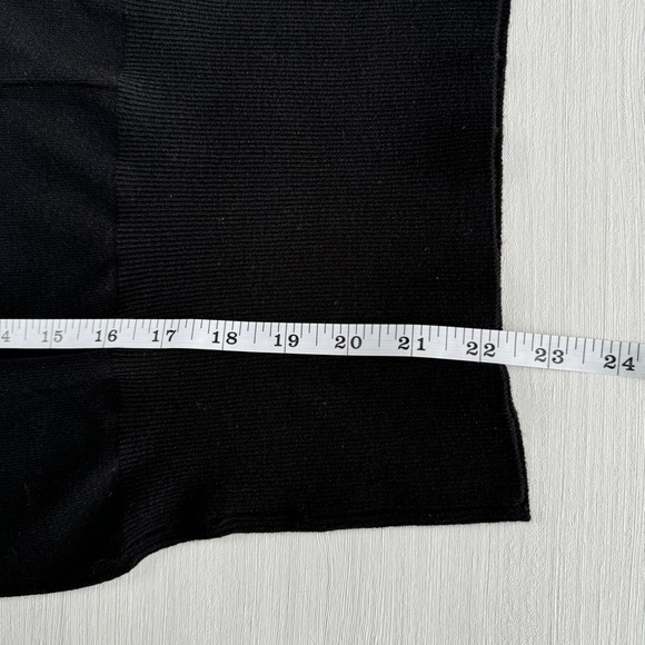 EXPRESS High Ribbed Blouson Sleeve‎ Turtleneck Sweater Black S Party Office New - Picture 10 of 13